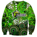Sydney Thunder Sweatshirt Graffiti Urban Aboriginal Dot Abstract Design