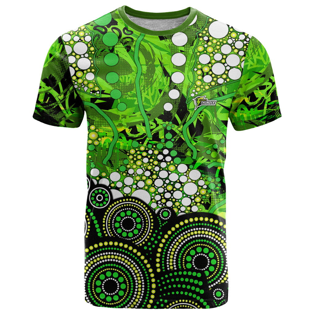 Sydney Thunder T Shirt Graffiti Urban Aboriginal Dot Abstract Design