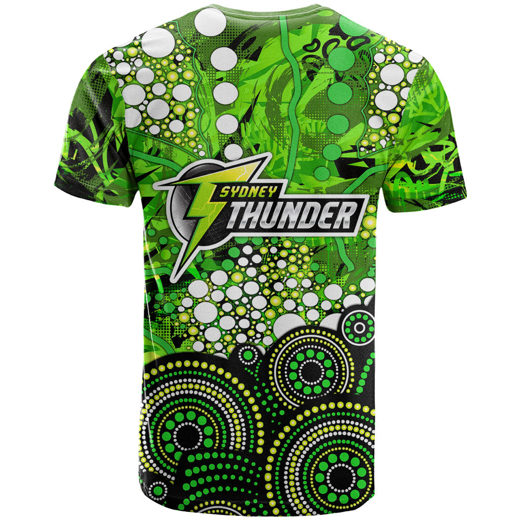 Sydney Thunder T Shirt Graffiti Urban Aboriginal Dot Abstract Design
