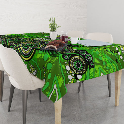 Sydney Thunder Tablecloth Graffiti Urban Aboriginal Dot Abstract Design