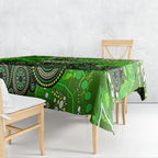 Sydney Thunder Tablecloth Graffiti Urban Aboriginal Dot Abstract Design