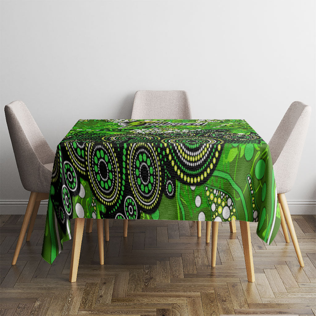 Sydney Thunder Tablecloth Graffiti Urban Aboriginal Dot Abstract Design