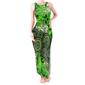 Sydney Thunder Tank Maxi Dress Graffiti Urban Aboriginal Dot Abstract Design