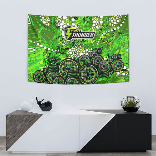 Sydney Thunder Tapestry Graffiti Urban Aboriginal Dot Abstract Design