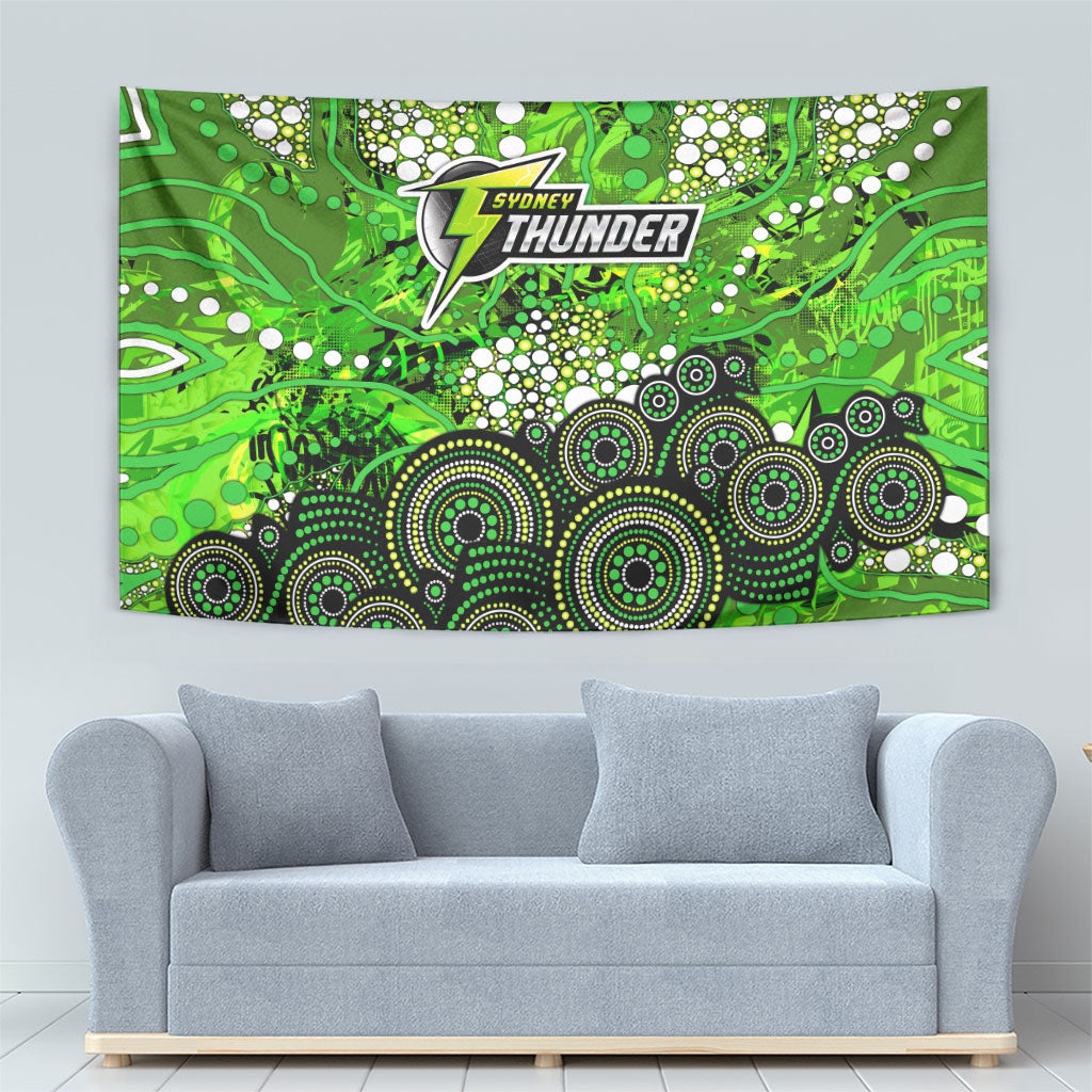 Sydney Thunder Tapestry Graffiti Urban Aboriginal Dot Abstract Design