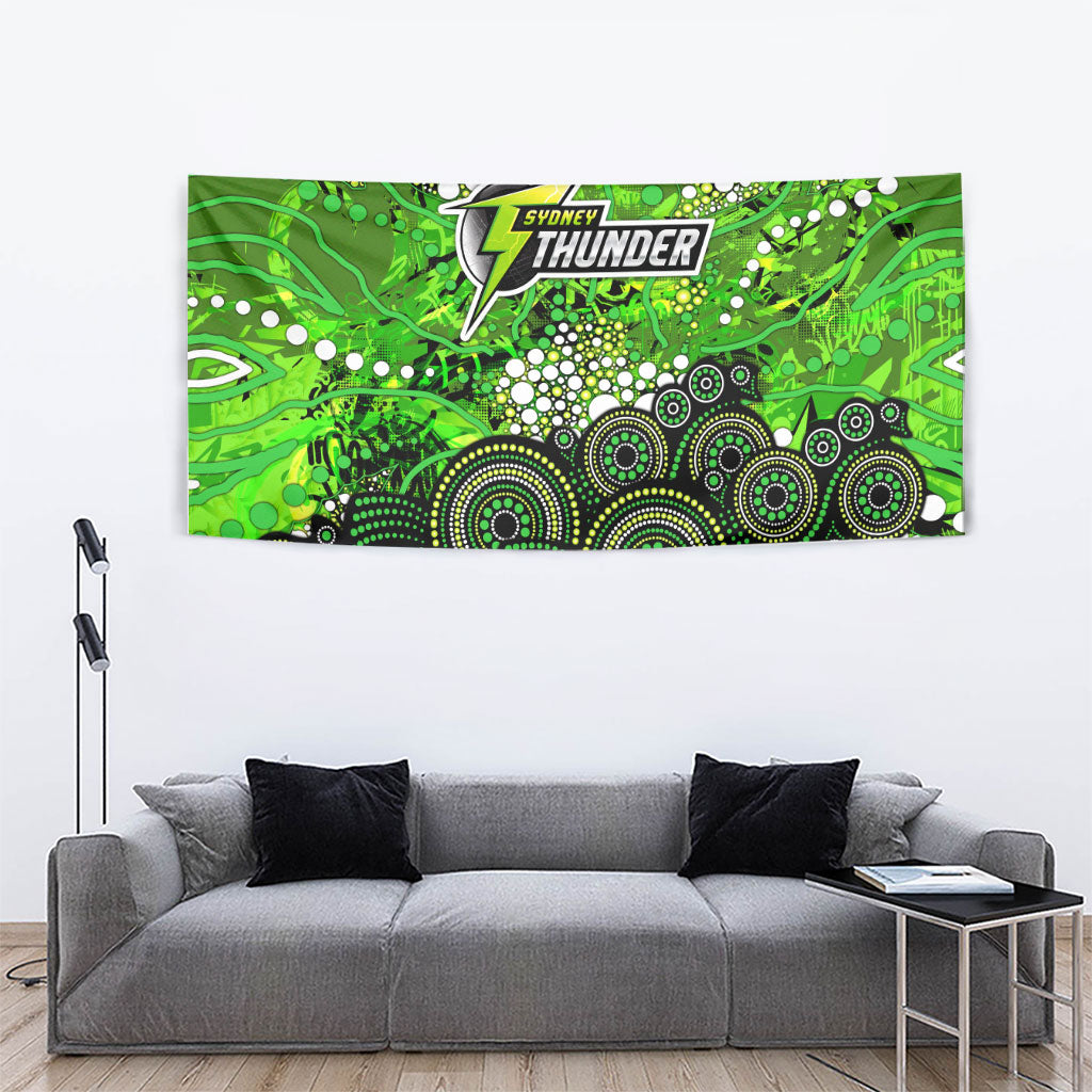 Sydney Thunder Tapestry Graffiti Urban Aboriginal Dot Abstract Design