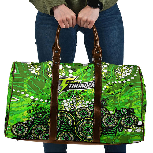 Sydney Thunder Travel Bag Graffiti Urban Aboriginal Dot Abstract Design