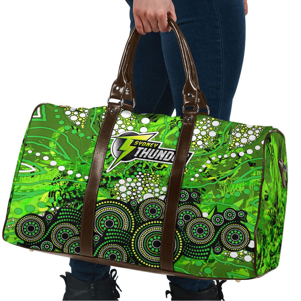 Sydney Thunder Travel Bag Graffiti Urban Aboriginal Dot Abstract Design