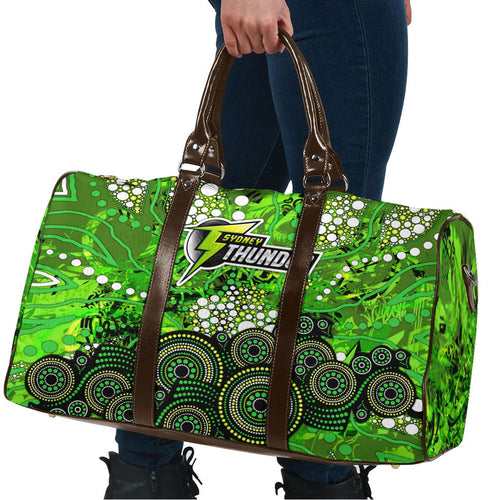 Sydney Thunder Travel Bag Graffiti Urban Aboriginal Dot Abstract Design