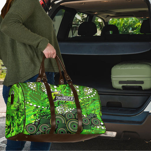 Sydney Thunder Travel Bag Graffiti Urban Aboriginal Dot Abstract Design