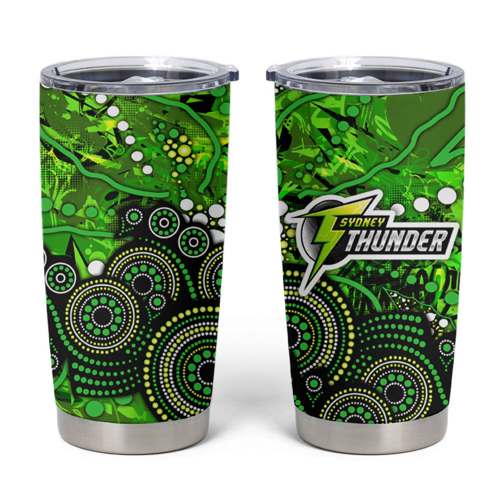 Sydney Thunder Tumbler Cup Graffiti Urban Aboriginal Dot Abstract Design