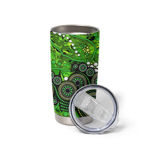 Sydney Thunder Tumbler Cup Graffiti Urban Aboriginal Dot Abstract Design