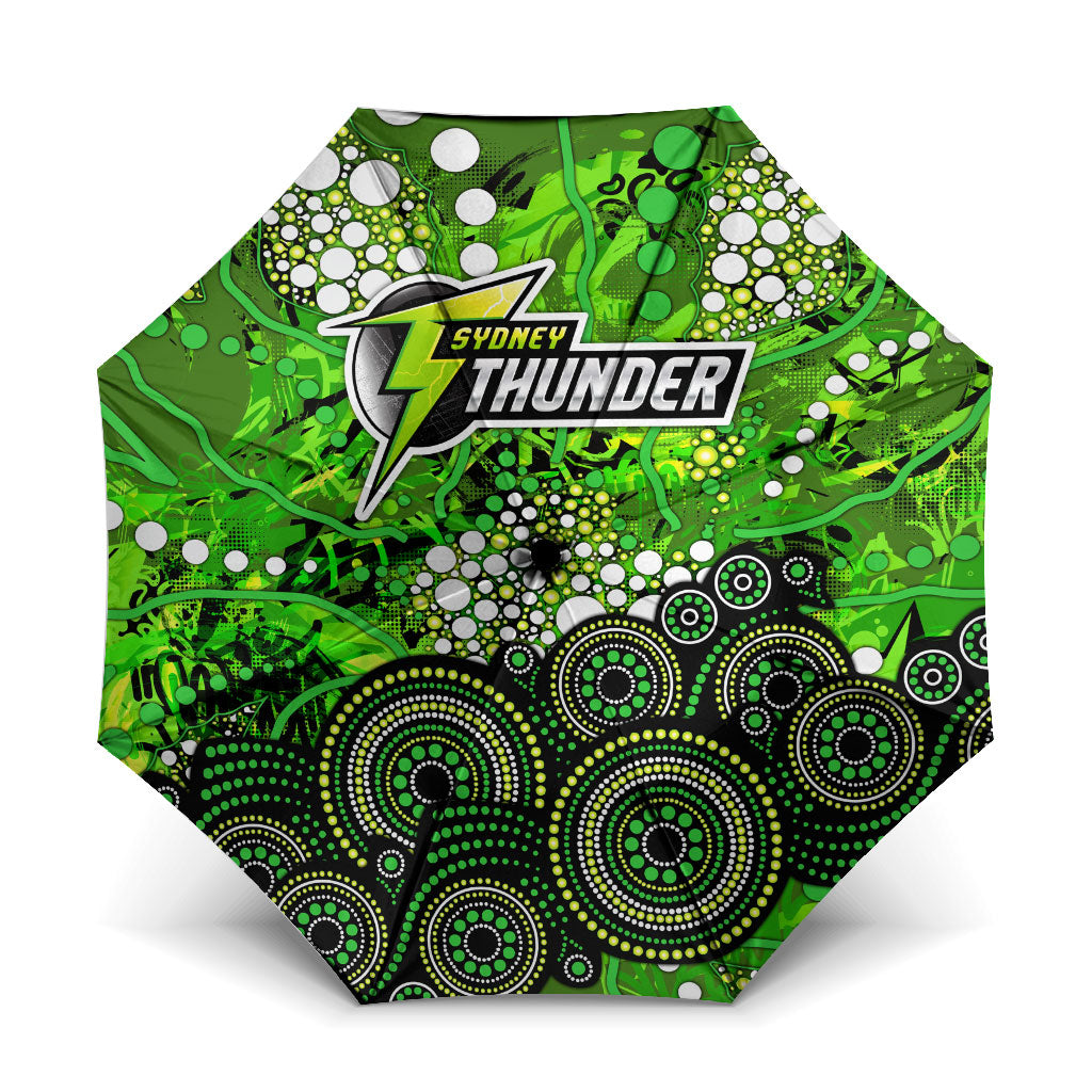 Sydney Thunder Umbrella Graffiti Urban Aboriginal Dot Abstract Design