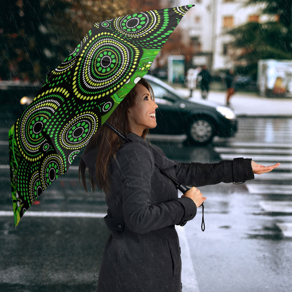 Sydney Thunder Umbrella Graffiti Urban Aboriginal Dot Abstract Design
