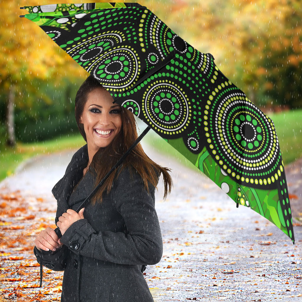 Sydney Thunder Umbrella Graffiti Urban Aboriginal Dot Abstract Design