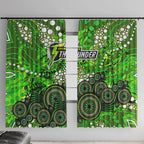 Sydney Thunder Window Curtain Graffiti Urban Aboriginal Dot Abstract Design