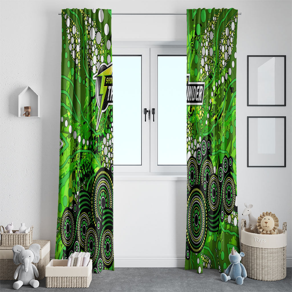 Sydney Thunder Window Curtain Graffiti Urban Aboriginal Dot Abstract Design
