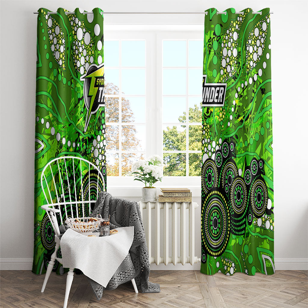Sydney Thunder Window Curtain Graffiti Urban Aboriginal Dot Abstract Design
