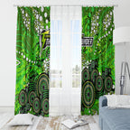 Sydney Thunder Window Curtain Graffiti Urban Aboriginal Dot Abstract Design