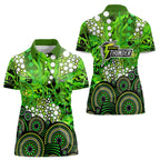 Sydney Thunder Women Polo Shirt Graffiti Urban Aboriginal Dot Abstract Design