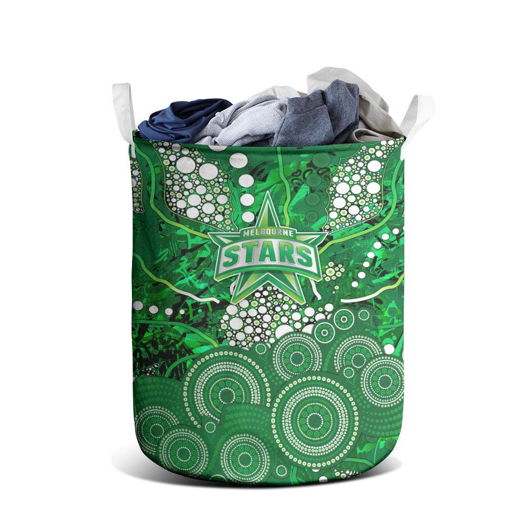 Melbourne Stars Laundry Basket Graffiti Urban Aboriginal Dot Abstract Design