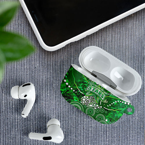 Melbourne Stars AirPods Case Graffiti Urban Aboriginal Dot Abstract Design