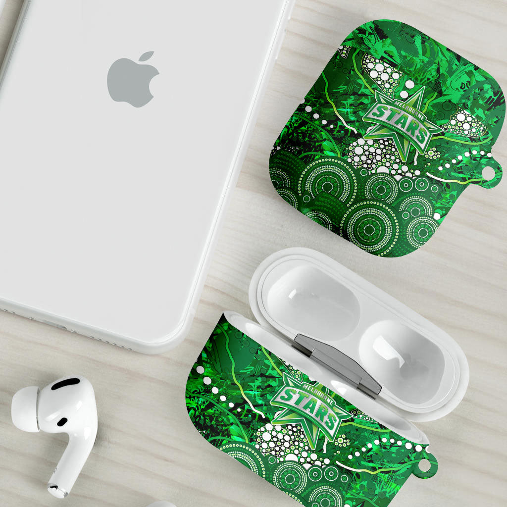 Melbourne Stars AirPods Case Graffiti Urban Aboriginal Dot Abstract Design