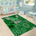 Melbourne Stars Area Rug Graffiti Urban Aboriginal Dot Abstract Design