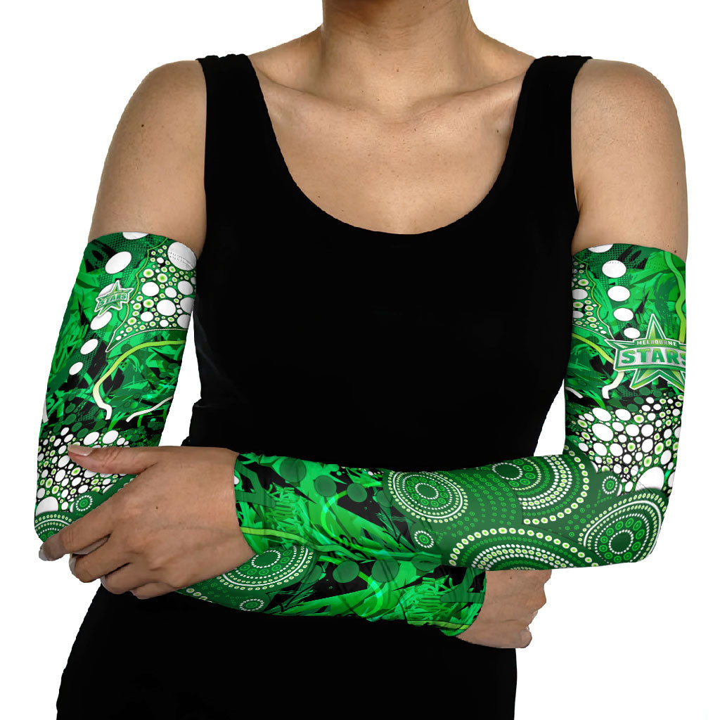 Melbourne Stars Arm Sleeves Graffiti Urban Aboriginal Dot Abstract Design