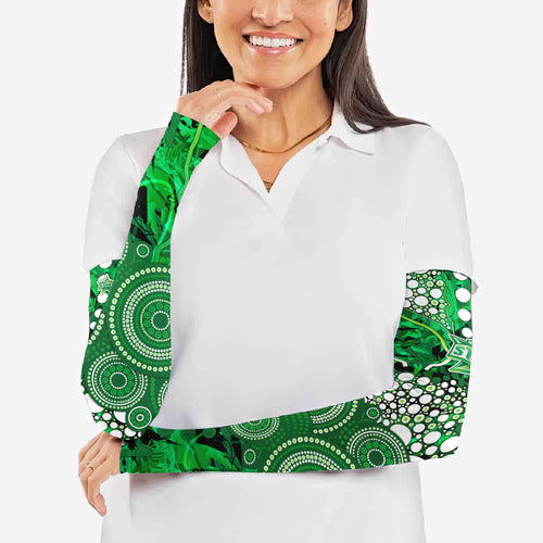 Melbourne Stars Arm Sleeves Graffiti Urban Aboriginal Dot Abstract Design