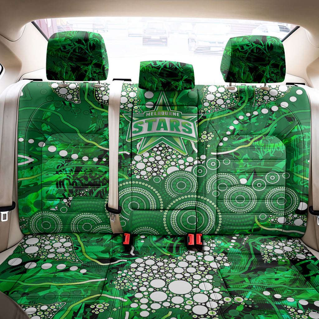 Melbourne Stars Back Car Seat Cover Graffiti Urban Aboriginal Dot Abstract Design