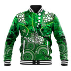 Melbourne Stars Baseball Jacket Graffiti Urban Aboriginal Dot Abstract Design