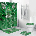 Melbourne Stars Bathroom Set Graffiti Urban Aboriginal Dot Abstract Design