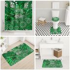 Melbourne Stars Bathroom Set Graffiti Urban Aboriginal Dot Abstract Design