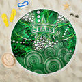 Melbourne Stars Beach Blanket Graffiti Urban Aboriginal Dot Abstract Design