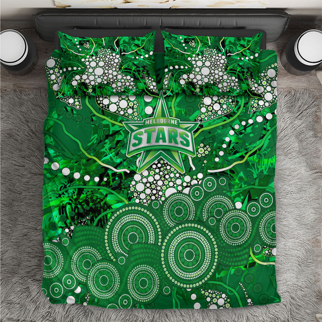 Melbourne Stars Bedding Set Graffiti Urban Aboriginal Dot Abstract Design