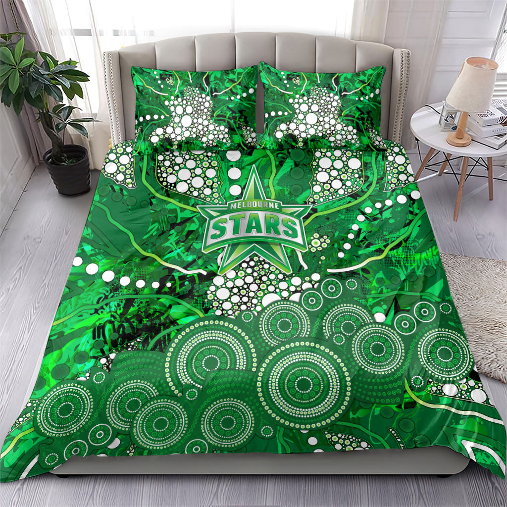 Melbourne Stars Bedding Set Graffiti Urban Aboriginal Dot Abstract Design