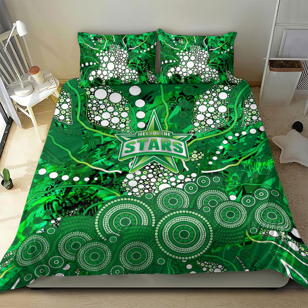 Melbourne Stars Bedding Set Graffiti Urban Aboriginal Dot Abstract Design