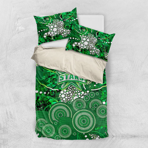 Melbourne Stars Bedding Set Graffiti Urban Aboriginal Dot Abstract Design