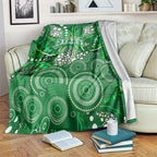 Melbourne Stars Blanket Graffiti Urban Aboriginal Dot Abstract Design