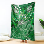 Melbourne Stars Blanket Graffiti Urban Aboriginal Dot Abstract Design