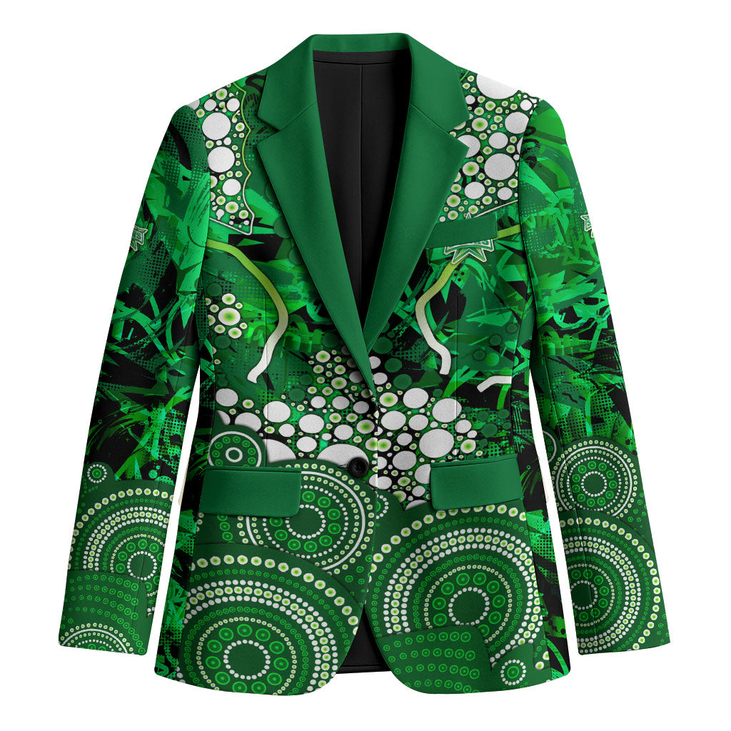 Melbourne Stars Blazer Graffiti Urban Aboriginal Dot Abstract Design