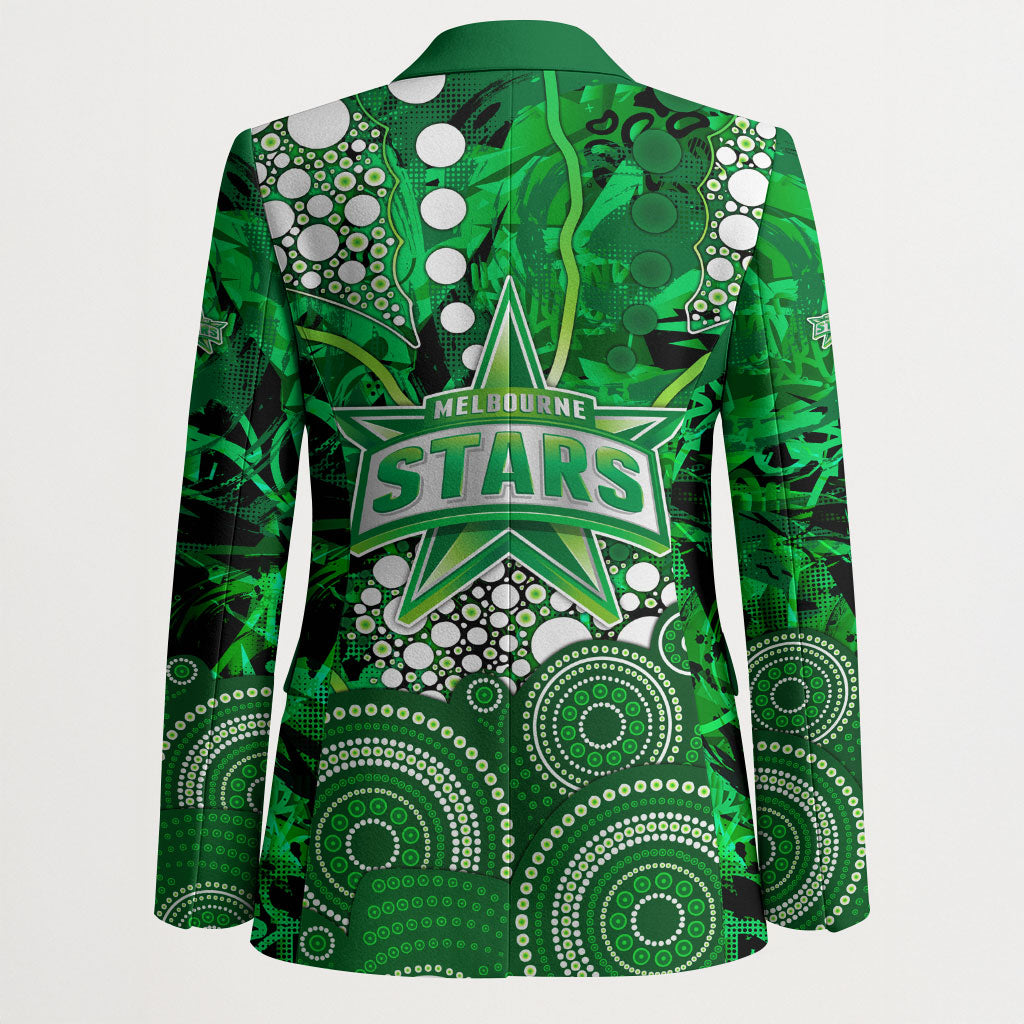 Melbourne Stars Blazer Graffiti Urban Aboriginal Dot Abstract Design