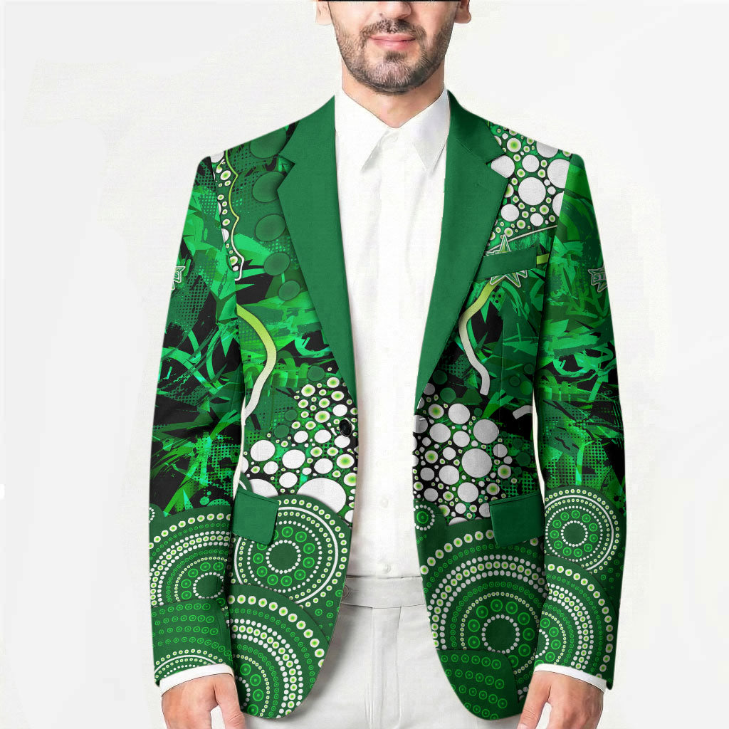 Melbourne Stars Blazer Graffiti Urban Aboriginal Dot Abstract Design