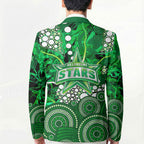 Melbourne Stars Blazer Graffiti Urban Aboriginal Dot Abstract Design