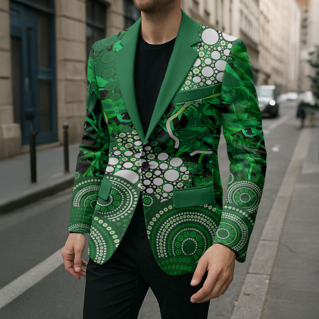 Melbourne Stars Blazer Graffiti Urban Aboriginal Dot Abstract Design