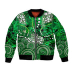 Melbourne Stars Bomber Jacket Graffiti Urban Aboriginal Dot Abstract Design