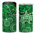 Melbourne Stars 4 in 1 Can Cooler Tumbler Graffiti Urban Aboriginal Dot Abstract Design