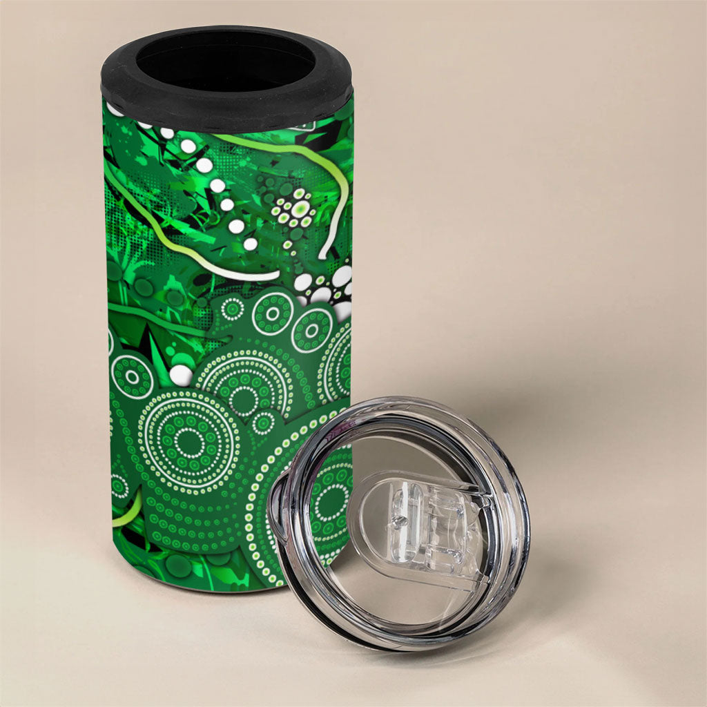 Melbourne Stars 4 in 1 Can Cooler Tumbler Graffiti Urban Aboriginal Dot Abstract Design