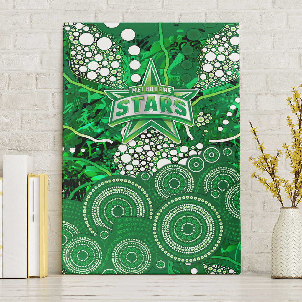Melbourne Stars Canvas Wall Art Graffiti Urban Aboriginal Dot Abstract Design